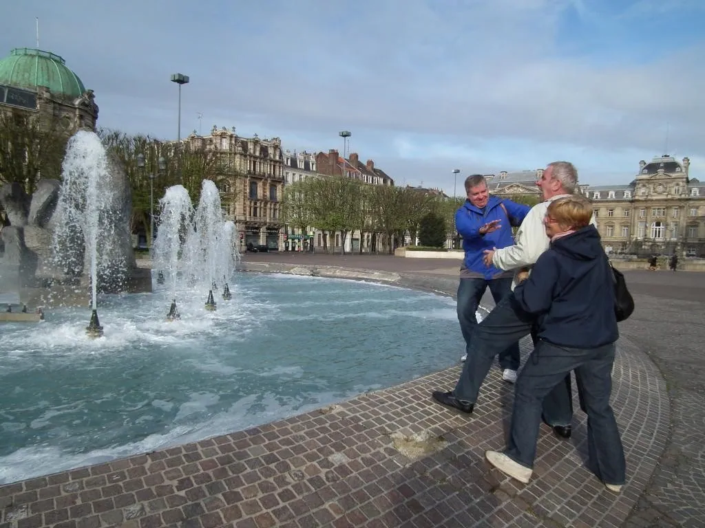 Don being thrown into the drink